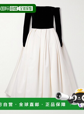 香港直邮CAROLINA HERRERA 女士 中长连衣裙 F2411N532DSABLACKWH