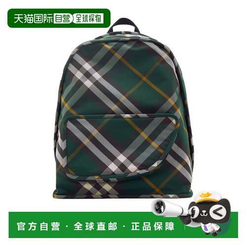 1h可退 香港直邮BURBERRY 男士双肩包 80806791 AW2025 花色 格纹