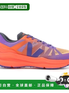 自营欧洲直邮VEJA CONDOR女士紫色/橙色再生聚酯缓震跑鞋