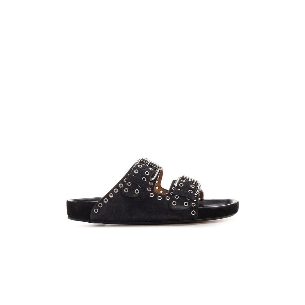 香港直邮Isabel Marant 徽标搭扣凉拖 SD046222P006S