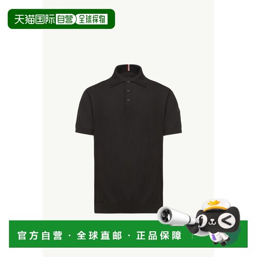 欧洲直邮MONCLER(盟可睐) Polo en maille de coton à logo