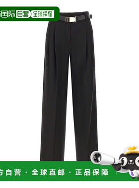 香港直邮Max Mara 阔腿休闲裤 羊毛阔腿裤西装裤6136065106