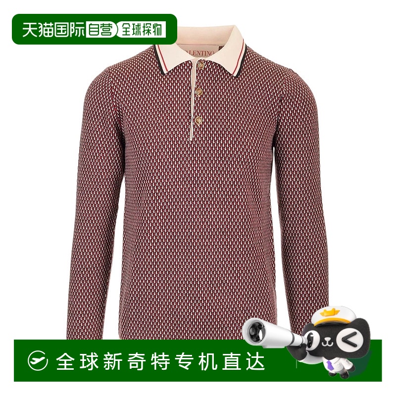 香港直邮Valentino 长袖Polo衫 VKP03RAPS翻领
