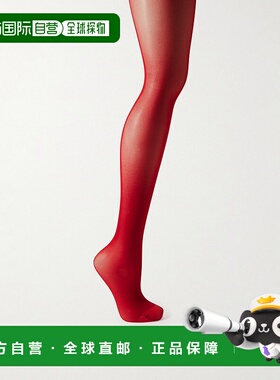香港直邮Wolford 女士 20D 独特连裤袜 18267 red红色 舒适时尚