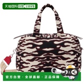 香港直邮Tory Burch 伯奇 1h可退 米色 托里 女士 黑色提花手提