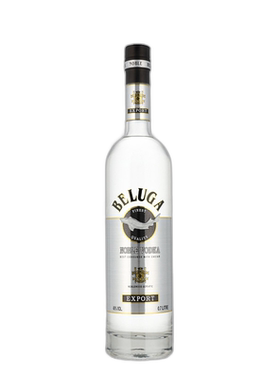 欧洲直邮Beluga Noble银标鲟鱼伏特加40度700ml烈酒原装进口自饮