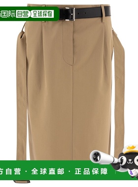 欧洲直邮PRADA 女士半身裙P185KKSOOO14ZGF0065a字裙