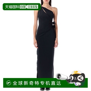 COPR213F5021BLK 1h可退 香港直邮Coperni 女士 不对称花朵睡裙