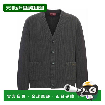 香港直邮GUCCI 男士外套 833501XKEYK3019 AW2025 黑色 Graphite