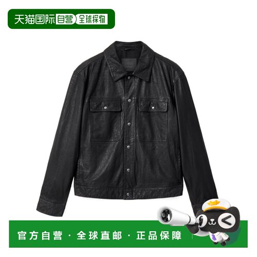 香港直邮ALL SAINTS 男士夹克 M046LEBLACK SS2026 黑色 Shelton