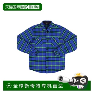 香港直邮Versace 童装 范思哲 印花棉质衬衫 女童 1h可退