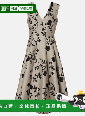 1h可退 香港直邮'S Max Mara 女士 Clea 花朵中长连衣裙