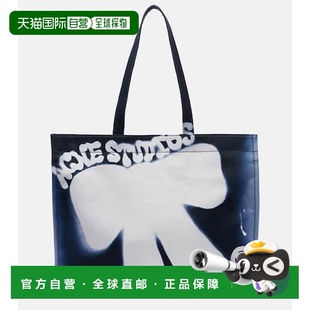 女士 1h可退 艾克妮 Studios 徽标帆布手提包 香港直邮Acne