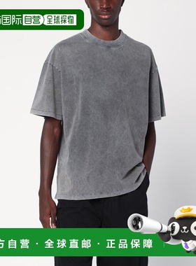 1h可退 香港直邮Represent 男士 复古灰色水手领T恤 INM42CO47