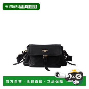 香港直邮Prada Explore 中号带翻盖纳帕皮革单肩包 1BD3942DX8VNO