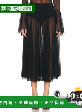 香港直邮NORMA KAMALI 诺玛 卡玛丽 女士 Midcalf 喇叭裙摆内裤 S