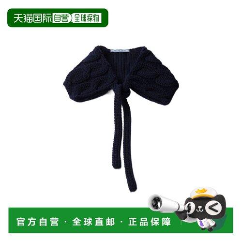 1h可退 香港直邮PRADA 女士围巾 1FS1242HLZF0008 SS2026 黑色 绞