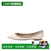 99新未使用 香港直邮Valentino Rockstud 尖头平底鞋 WW2S0403