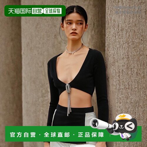 1h可退 香港直邮Alexander Wang 亚历山大 王 女士 黑色 Cropped