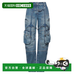 white 舒适时尚 女士 blue蓝色 牛仔长裤 香港直邮off