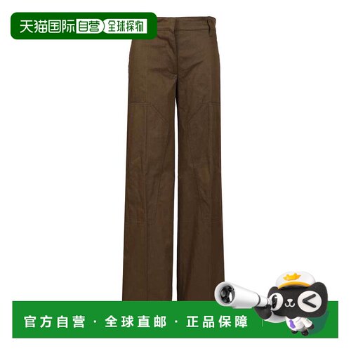 欧洲直邮TORY BURCH 女士休闲裤 176356208 AW2025 绿色 CARGO PA
