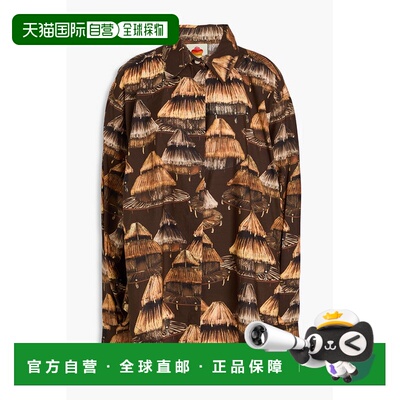 1h可退 香港直邮FARM RIO 女士 TENCEL™ 印花棉混纺府绸衬衫 3271