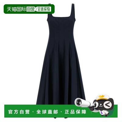 1h可退 香港直邮Staud 女士 'Wells' 连衣裙 907291NVY blue蓝色