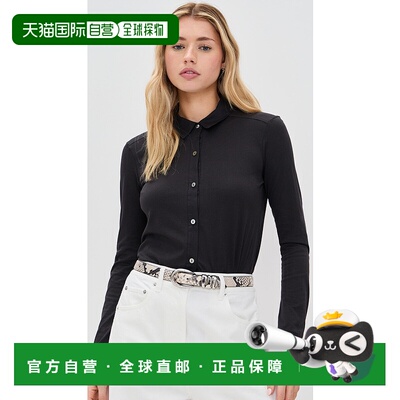 香港直邮THEORY 希尔瑞 女士 Riduro 长袖T恤 black黑色 舒适时尚