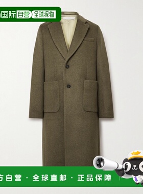 1h可退 香港直邮Our Legacy 男士 长袍麦尔登呢羊毛混纺大衣 M425