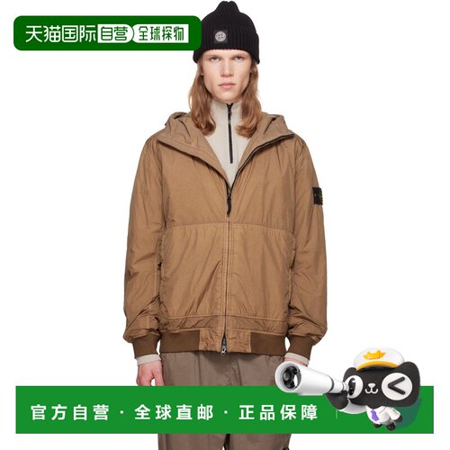 香港直邮Stone Island 石头岛 男士 卡其色 4100110 Crinkle Reps
