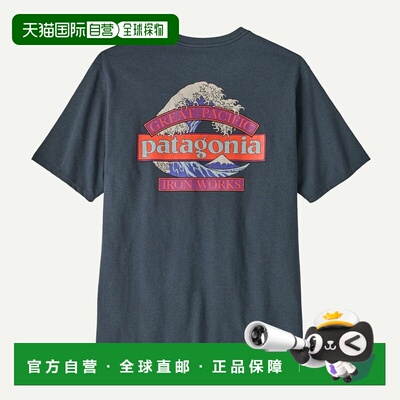 欧洲直邮Patagonia 巴塔哥尼亚 男式 Great Waves Responsibili-T