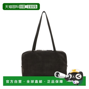 1h可退 香港直邮The Row 女士 Astra 牛巴革保龄球包包 brown棕色