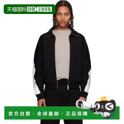 1h可退 香港直邮Givenchy 纪梵希 男士 黑色 Zipped Open Seam Co