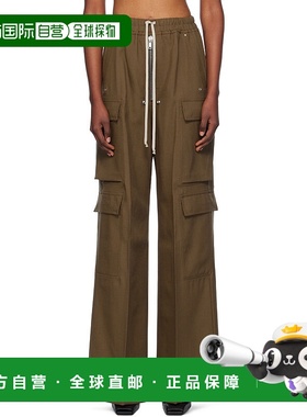 香港直邮Rick Owens 抽绳休闲裤 RP02D3327WGP羊毛阔腿裤