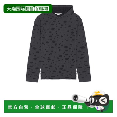 香港直邮Acne Studios 艾克妮 男士 Trashed 连帽长袖T恤 BL0407
