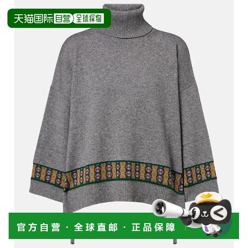 香港直邮Etro 艾特罗 女士 羊毛开司米棉混纺毛衣