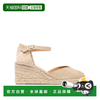 香港直邮CastaÑer 女士 浅褐色棉麻底鞋 CHIARITA6002SANDBEIGE