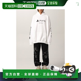 香港直邮Balenciaga 巴黎世家 女士 PlayStation印花连帽卫衣 651