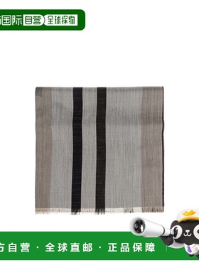 香港直邮Salvatore Ferragamo 徽标条纹围巾 520120高级感 正品