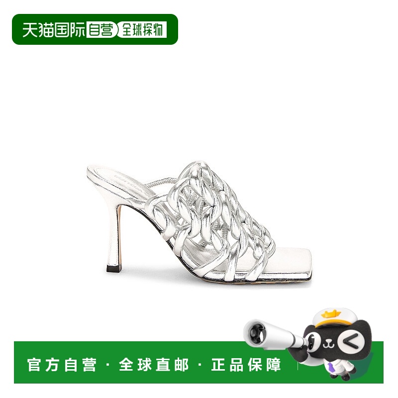 香港直邮Bottega Veneta 葆蝶家 女士 方头高跟凉鞋 716242V29N0