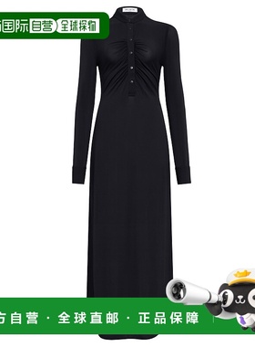 1h可退 香港直邮Alaia 女士 柔软针织褶皱连衣裙 AA9R2740J050B