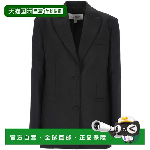 香港直邮off-white 女士 米白夹克 2FG00636TW003