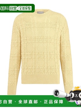 自营1h可退 欧洲直邮Dior/迪奥 男士Icons Cannage 纹理针织衫