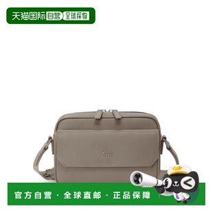 自营欧洲直邮Tumi途明 Turin女士皮革单肩包斜挎包灰褐色