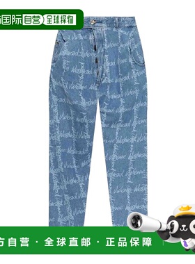 香港直邮Vivienne Westwood 腰带环牛仔裤 3902000NW014I直筒裤