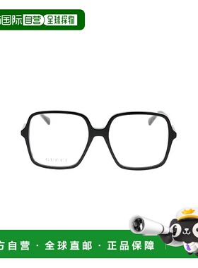 香港直邮Gucci 古驰 女士 全框平光镜 GG1003O black黑色 舒适时