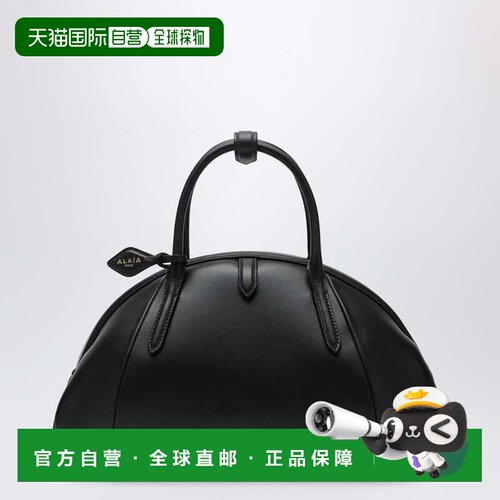 香港直邮alaia 女士 黑色皮革钱包手袋 AA1L1009I252LE