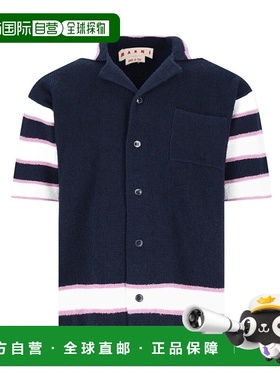 香港直邮Marni 短袖条纹衬衫 CUMG0007Q0UFC206