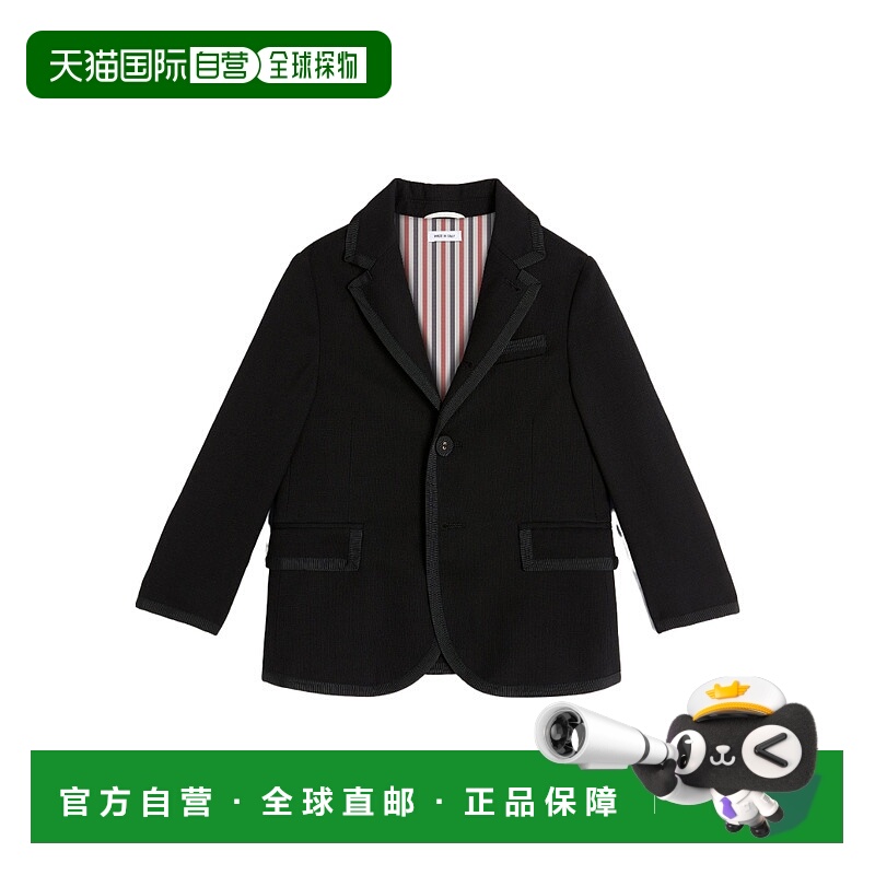 香港直邮Thom Browne 黑色羊毛西装外套 KJC001B07893