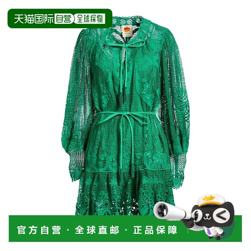 1h可退 香港直邮FARM RIO 女士 短款连衣裙 green绿色 舒适时尚